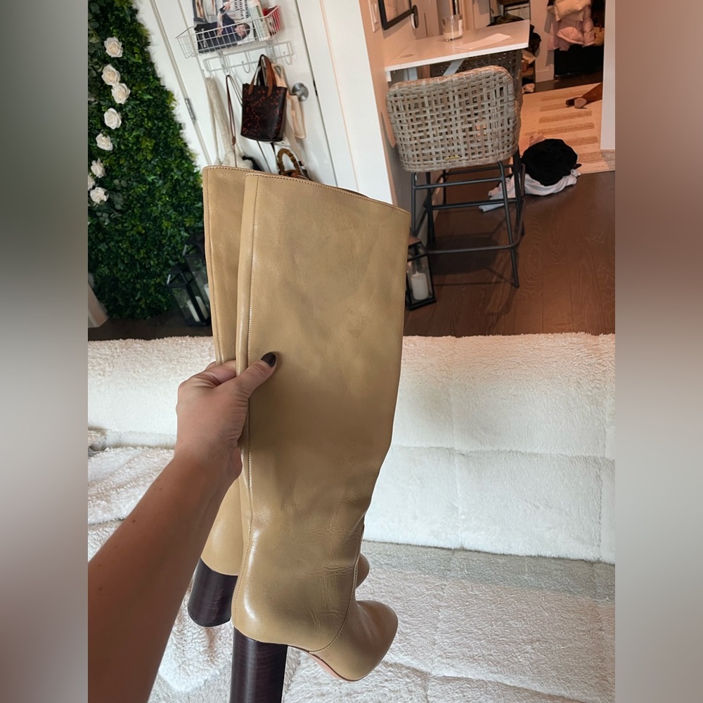 Loeffler Randall Goldy Boot, Khaki, Size 8.5, Worn Once with Box - Picture 7 of 7